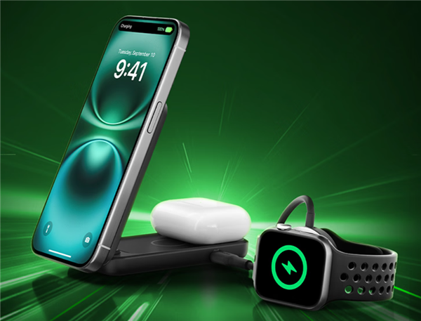429元 贝尔金推出新款桌面充电基座：支持iPhone 25W + AirPods 5W无线充