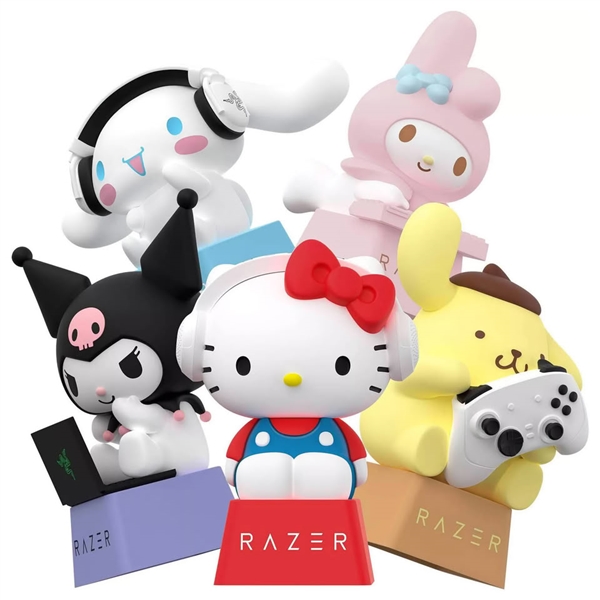 825元一套！雷蛇推出Hello Kitty盲盒键帽：镜面隐藏款概率仅4%