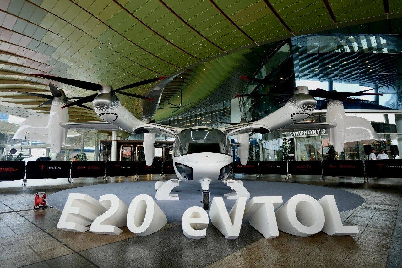 E20 eVTOL马来西亚首秀，时的科技出海迈出新一步