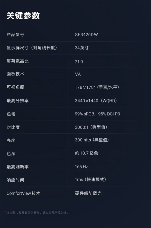 戴尔34寸曲面屏1899元！165Hz高刷还送HDMI线